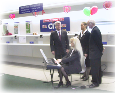 The Island Singers in Performance on Tuesday, February 3, 2004 in the Citibank Financial Center, Levittown , New York at the Black History Month Celebration